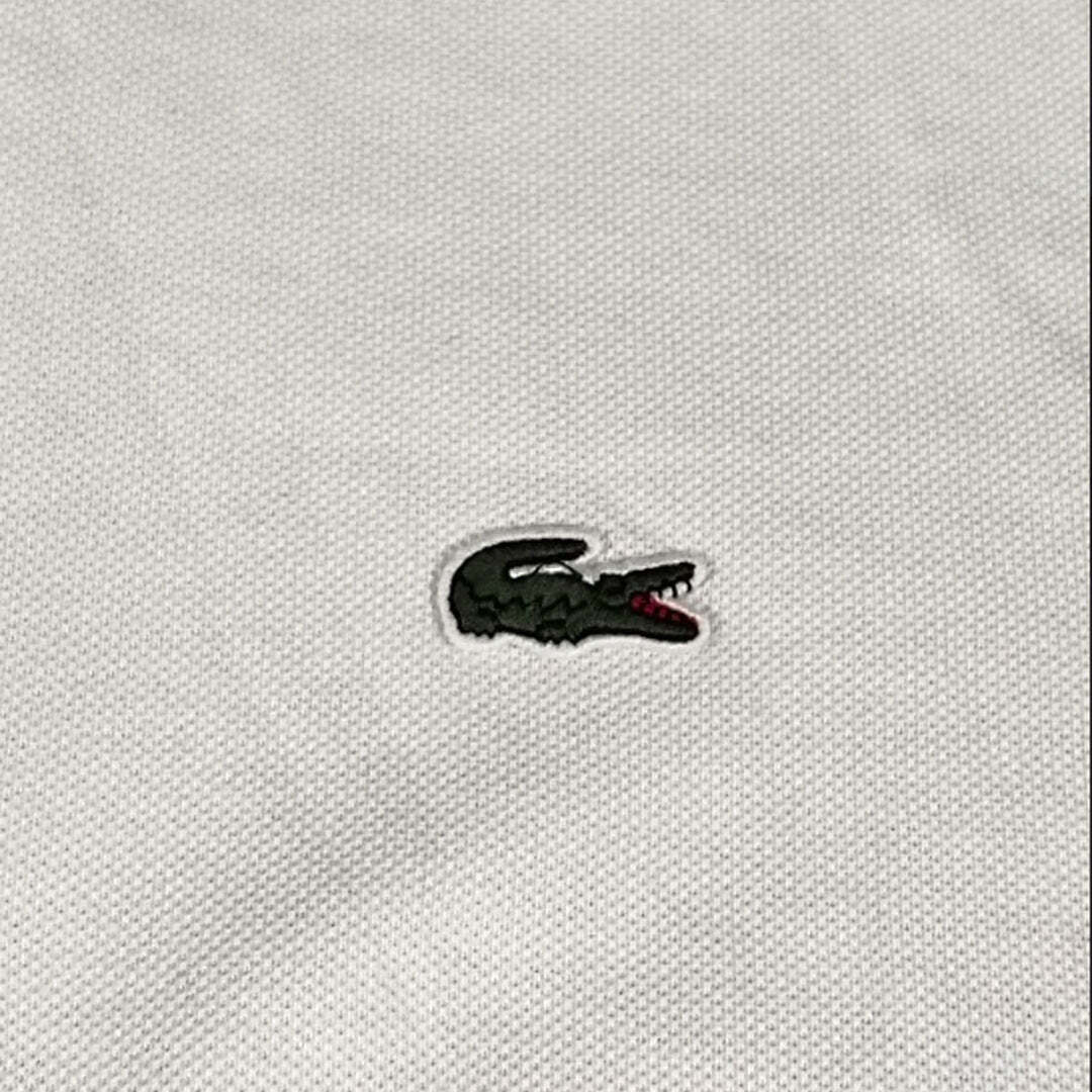 Lacoste L1212 Classic Fit White Polo Shirt Men's XL Cotton Short Sleeve