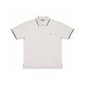 Vintage Yves Saint Laurent Pour Homme Herringbone Polo Shirt Cream Men's Large