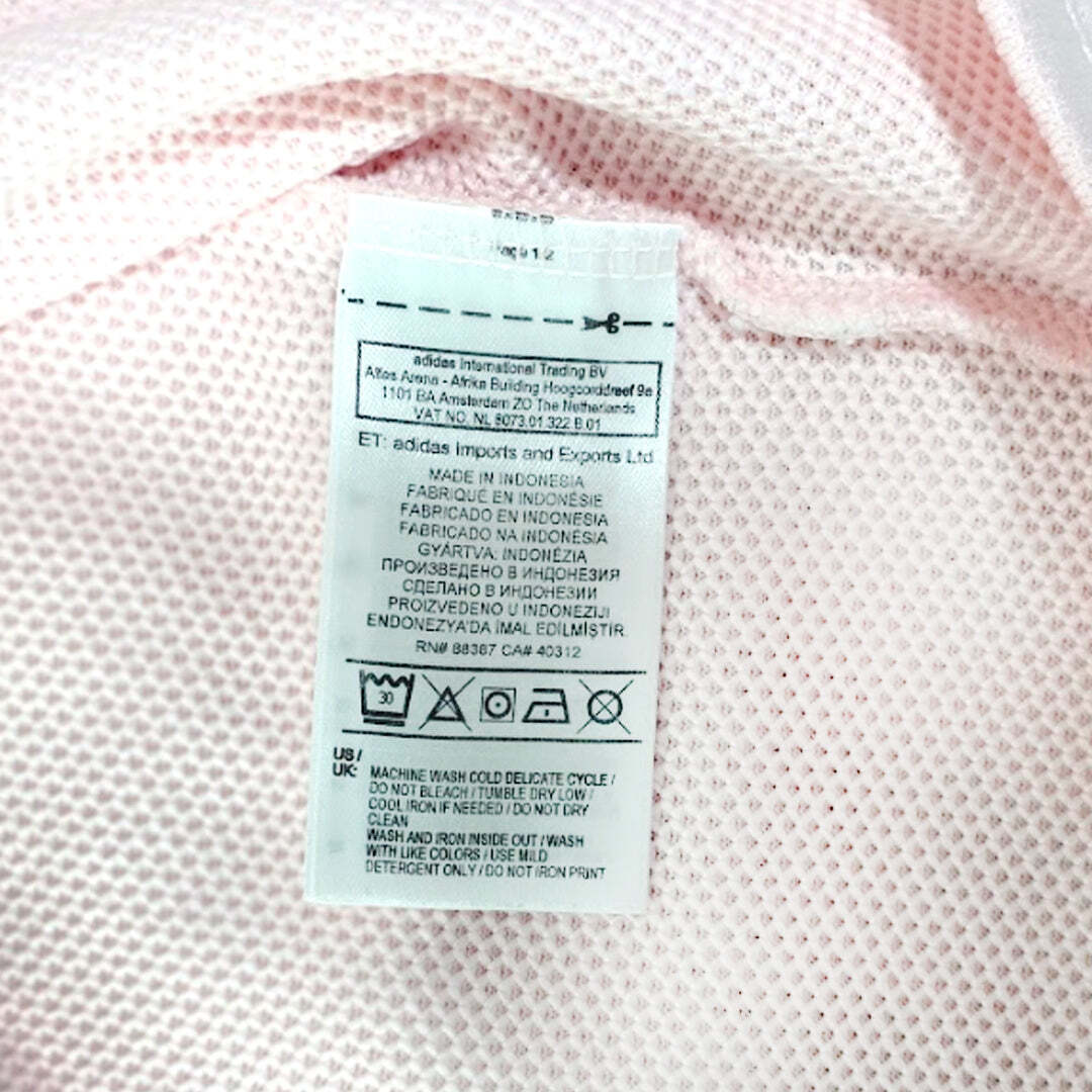 adidas Originals Pink Trefoil Logo Sleeveless Tank Top UK 10 US 6 EU 38
