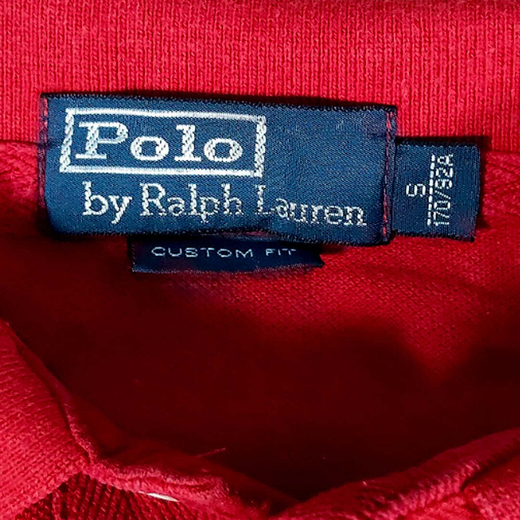 Polo Ralph Lauren Big Pony Russia Track & Field Custom Fit Polo Shirt Red Size S