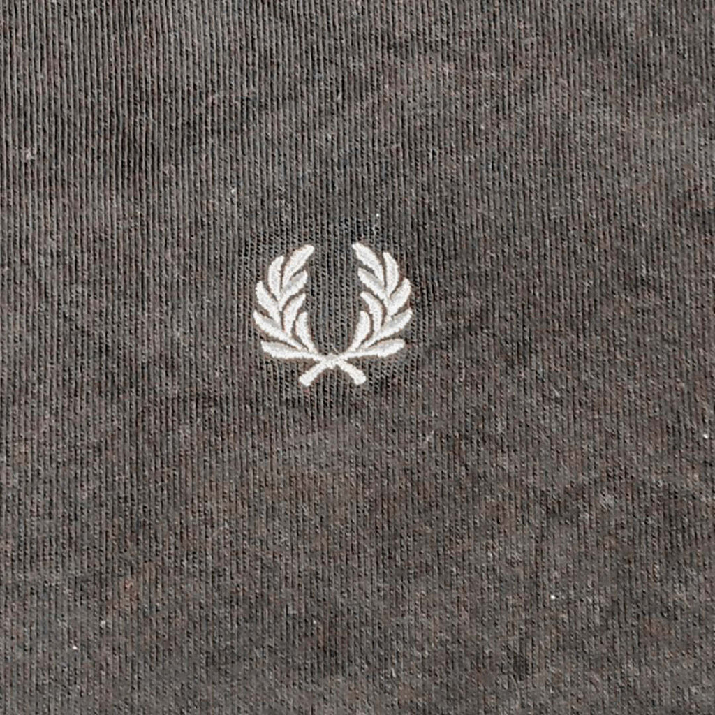 Fred Perry M8598 Laurel Wreath Graphic T-Shirt Black Medium Cotton Crew Neck