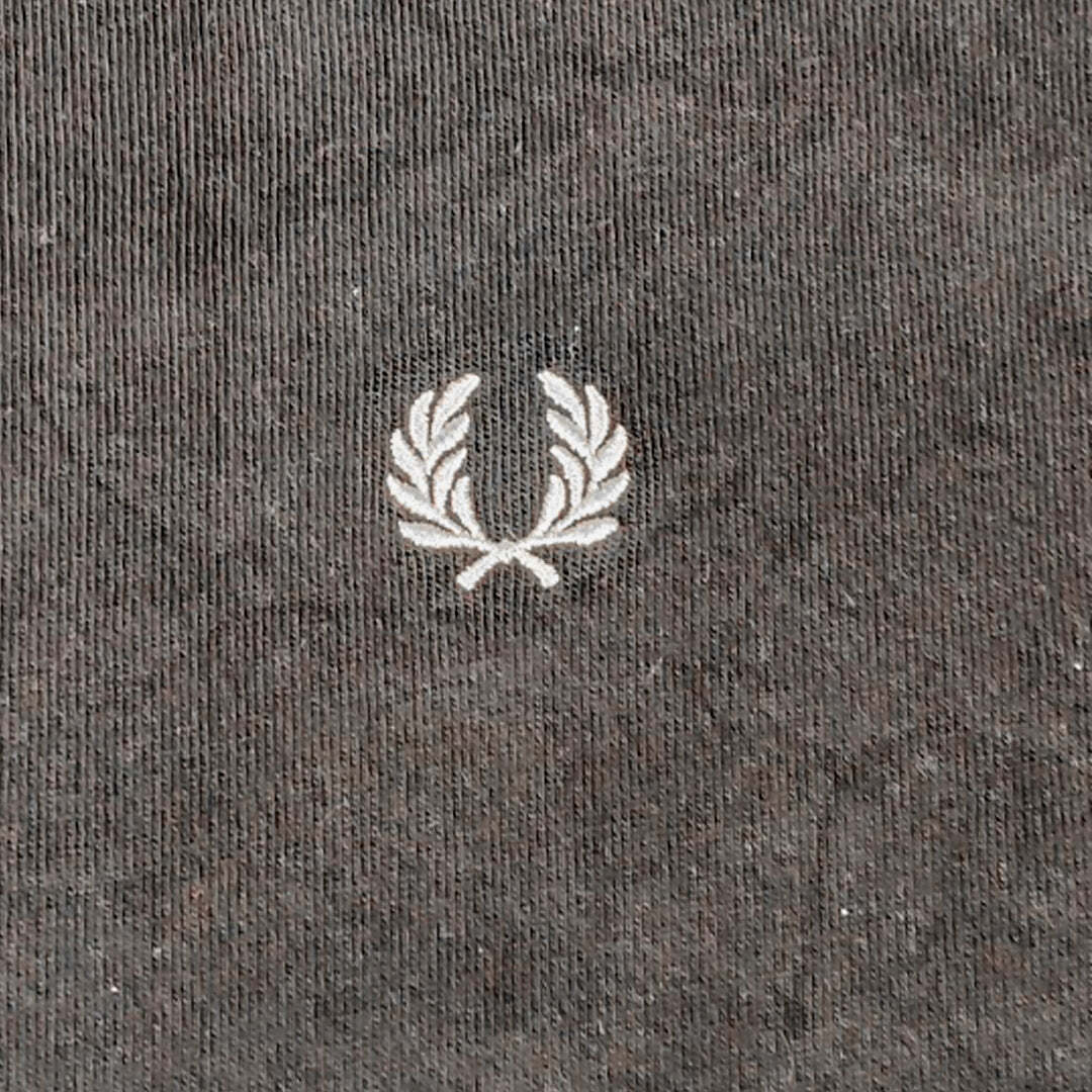 Fred Perry M8598 Laurel Wreath Graphic T-Shirt Black Medium Cotton Crew Neck