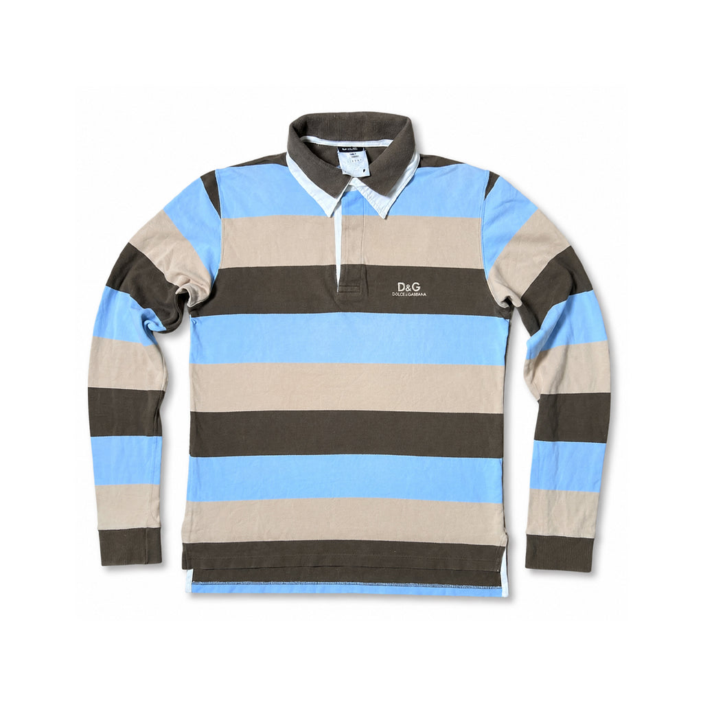 Long Sleeve Rugby Polo Shirt Dolce & Gabbana Men size,( M/L )