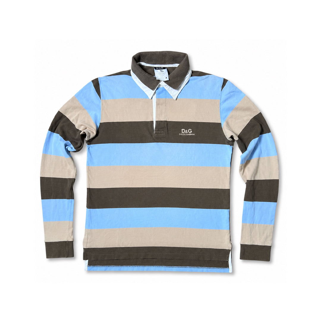 Long Sleeve Rugby Polo Shirt Dolce & Gabbana Men size,( M/L )