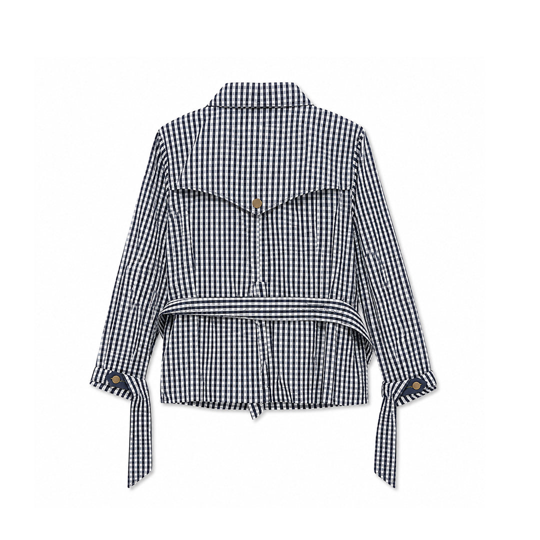 Armani Jeans Gingham Trench Jacket Armani Jeans Women size,(EU 48 / UK 12)
