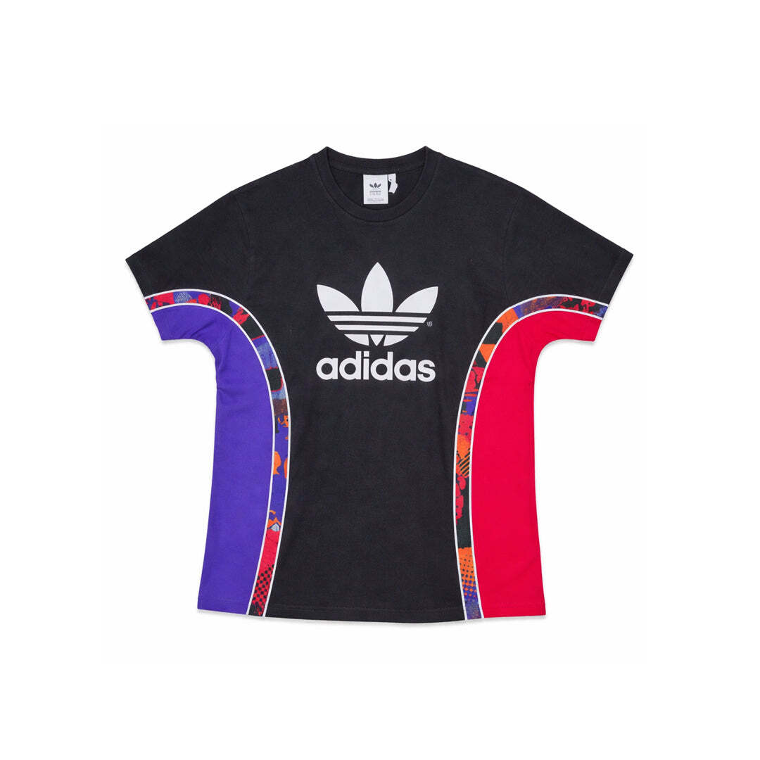 adidas Originals CNY Tape Tee Black Graphic T-Shirt Men's Large GN5446