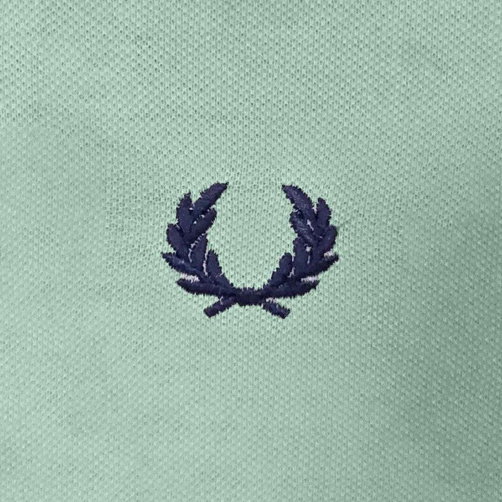 Fred Perry Light & Stretch Polo Shirt Mint Green Twin Tipped Men's Large 42