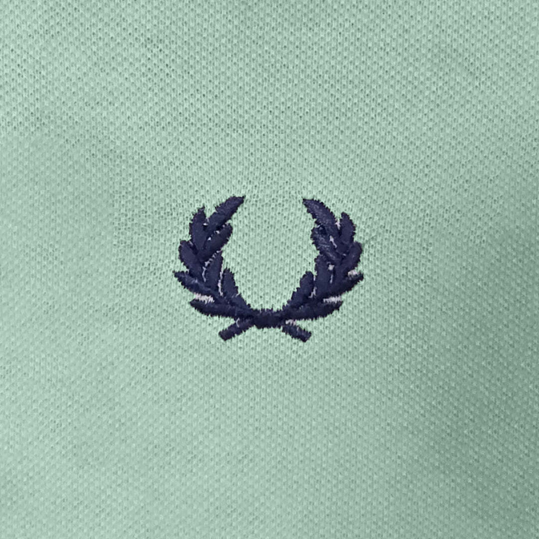 Fred Perry Light & Stretch Polo Shirt Mint Green Twin Tipped Men's Large 42