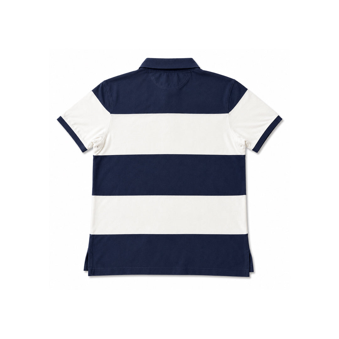 Big Pony Rugby Stripe Polo T-Shirt Polo Ralph Lauren Men, Size (Medium)
