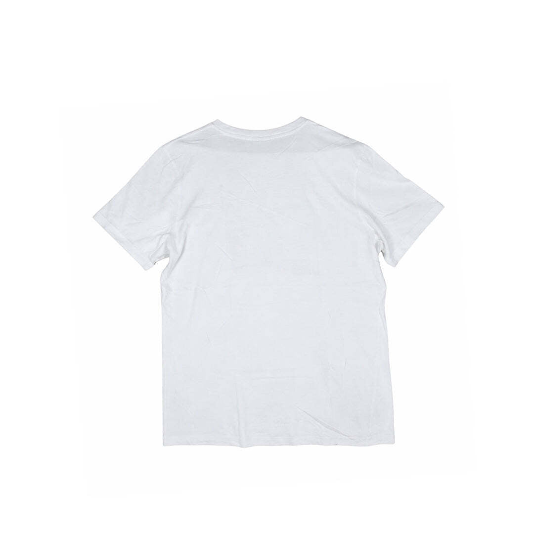 adidas Originals White Graphic Trefoil Logo T-Shirt Unisex Large