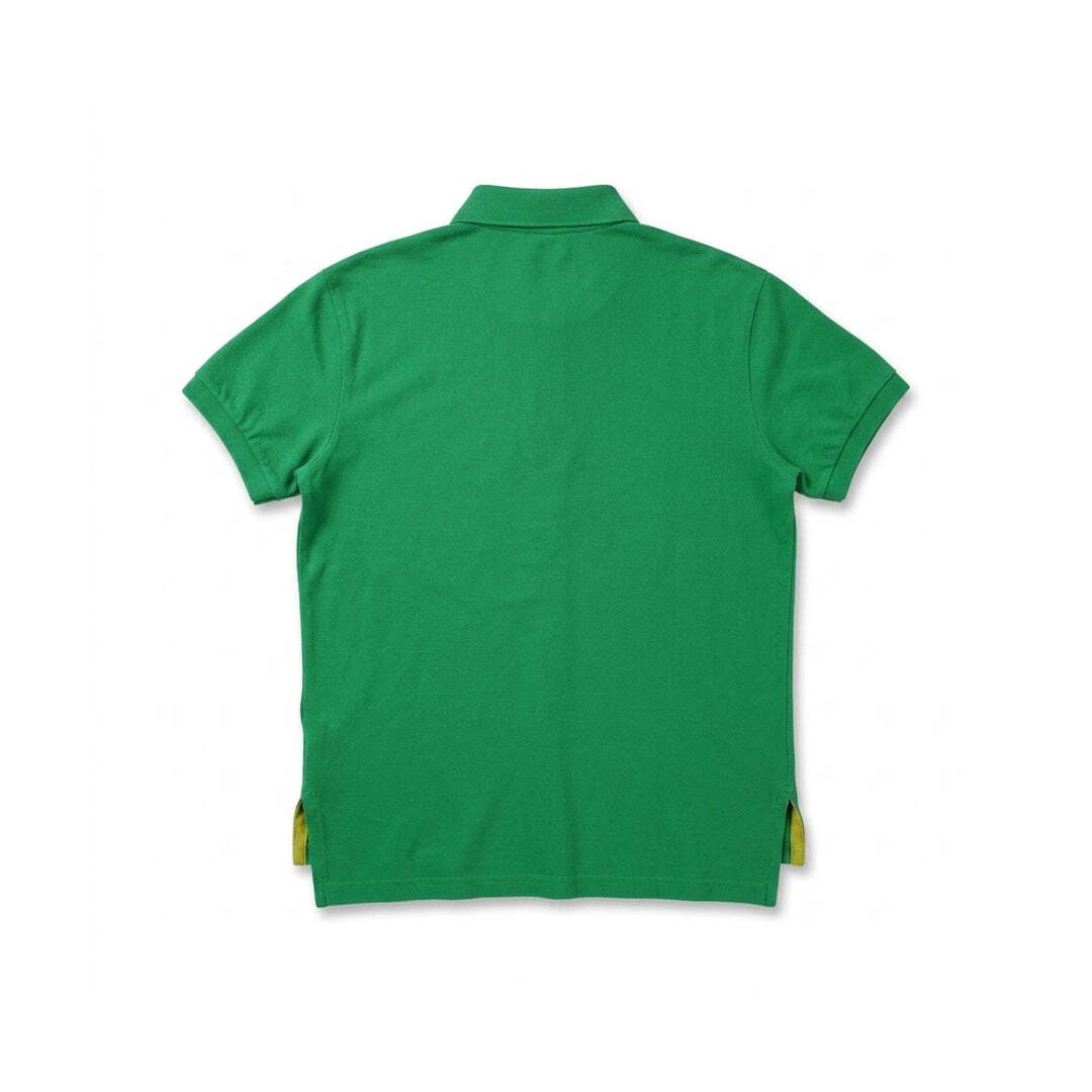 Polo Ralph Lauren USA Flag Big Pony Green Custom Fit Unisex Polo Shirt Size Medium