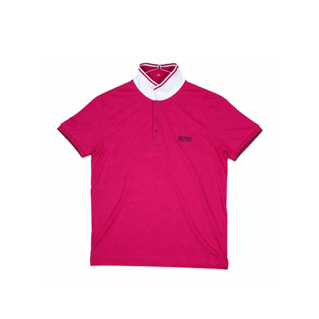 BOSS Hugo Boss Paddy Pro Pink Polo Shirt Regular Fit Men's 3XL XXXL