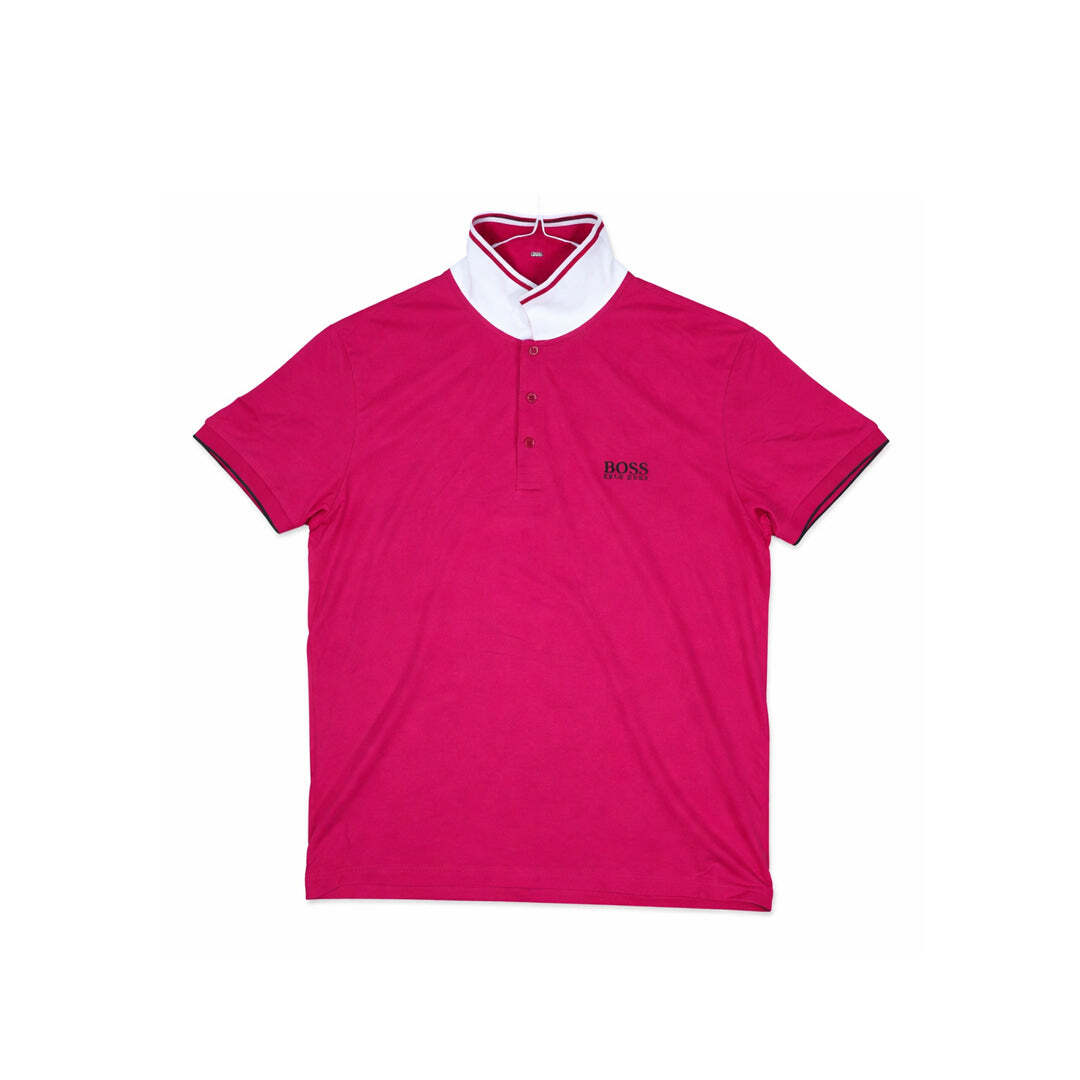 BOSS Hugo Boss Paddy Pro Pink Polo Shirt Regular Fit Men's 3XL XXXL