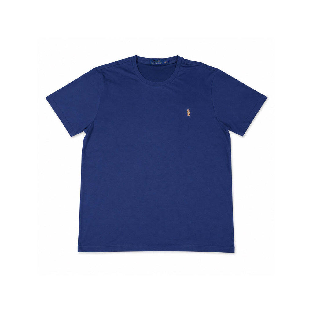 Polo Ralph Lauren Custom Slim Fit T-Shirt Navy Blue Pony Logo Men's Large