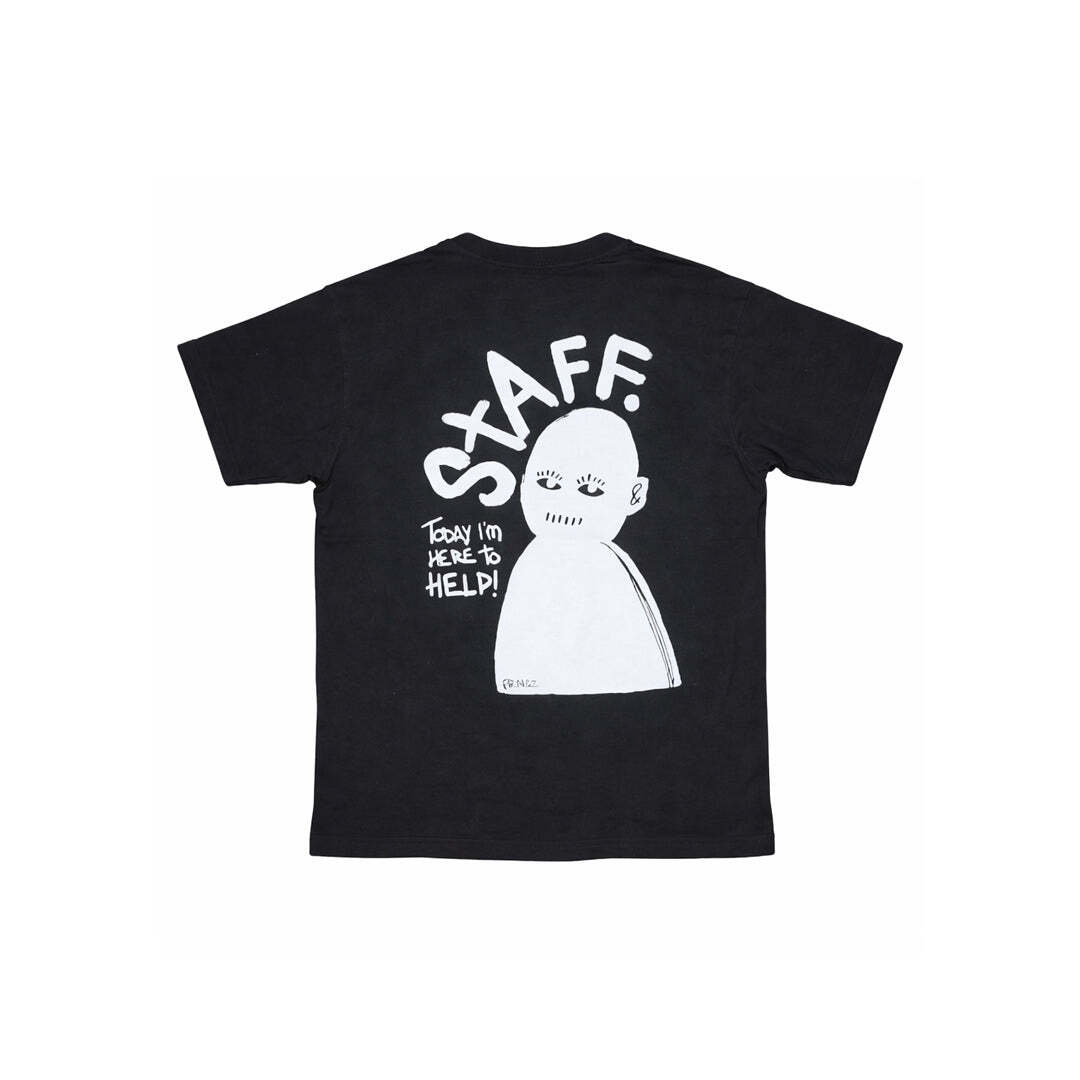 adidas Originals Staff Graphic T-Shirt HK2890 Black Organic Cotton Unisex Large