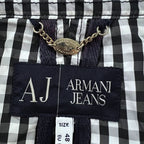 Armani Jeans Gingham Trench Jacket Armani Jeans Women size,(EU 48 / UK 12)