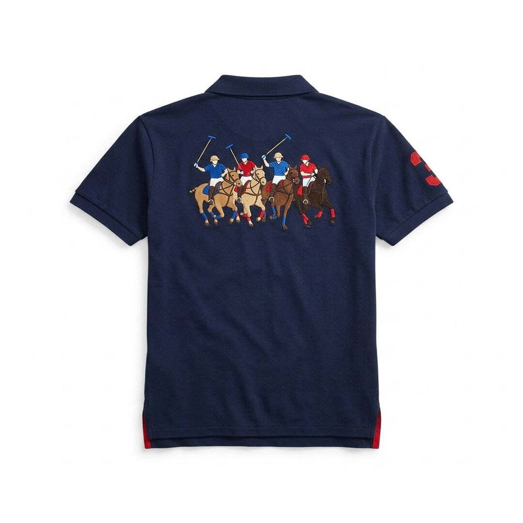 Polo Ralph Lauren PRL NYC Challenge Cup Polo Shirt Navy XXL
