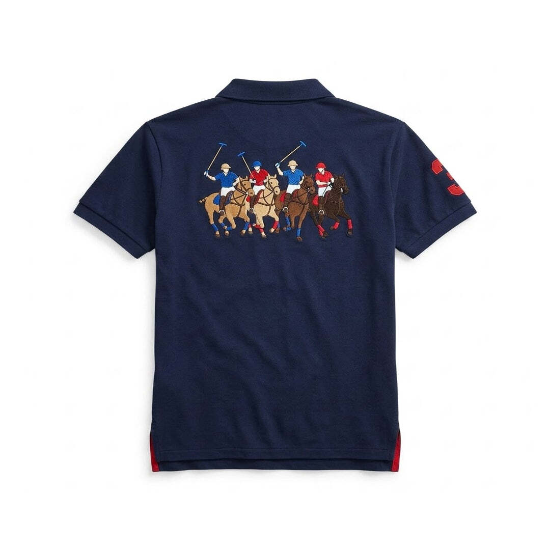 Polo Ralph Lauren PRL NYC Challenge Cup Polo Shirt Navy XXL