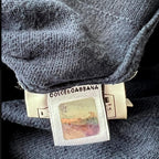 Long Sleeve Knit Polo Sweater D&G Dolce & Gabbana Mens , Size ( Medium )