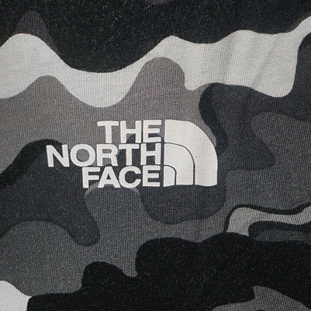 The North Face T92TX2 Grey Black Camo Logo T-Shirt Small S19 Turkey