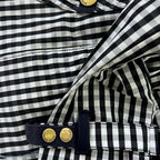Armani Jeans Gingham Trench Jacket Armani Jeans Women size,(EU 48 / UK 12)