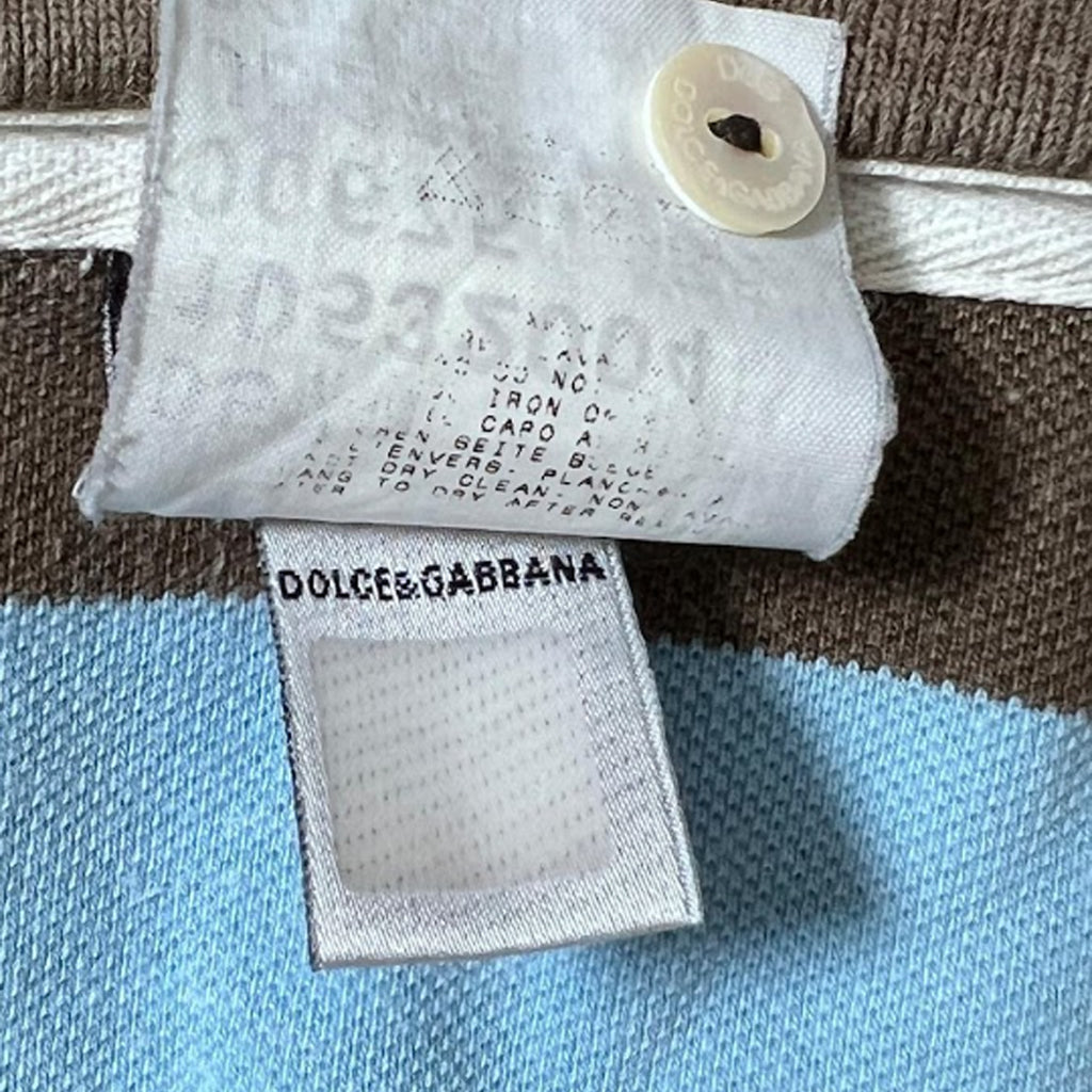 Long Sleeve Rugby Polo Shirt Dolce & Gabbana Men size,( M/L )