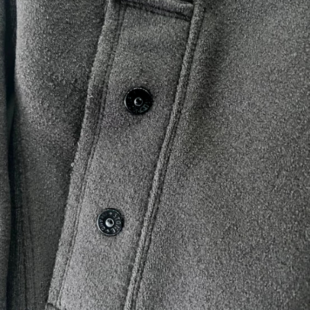 Wool Hooded Jacket Coat Stone Island Men Size,(S)