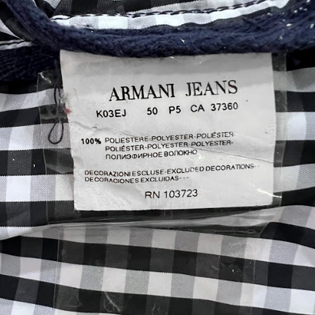 Armani Jeans Gingham Trench Jacket Armani Jeans Women size,(EU 48 / UK 12)