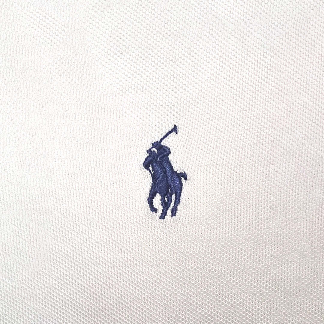 Polo Ralph Lauren Custom Slim Fit White Polo Shirt XL Classic Cotton Mens