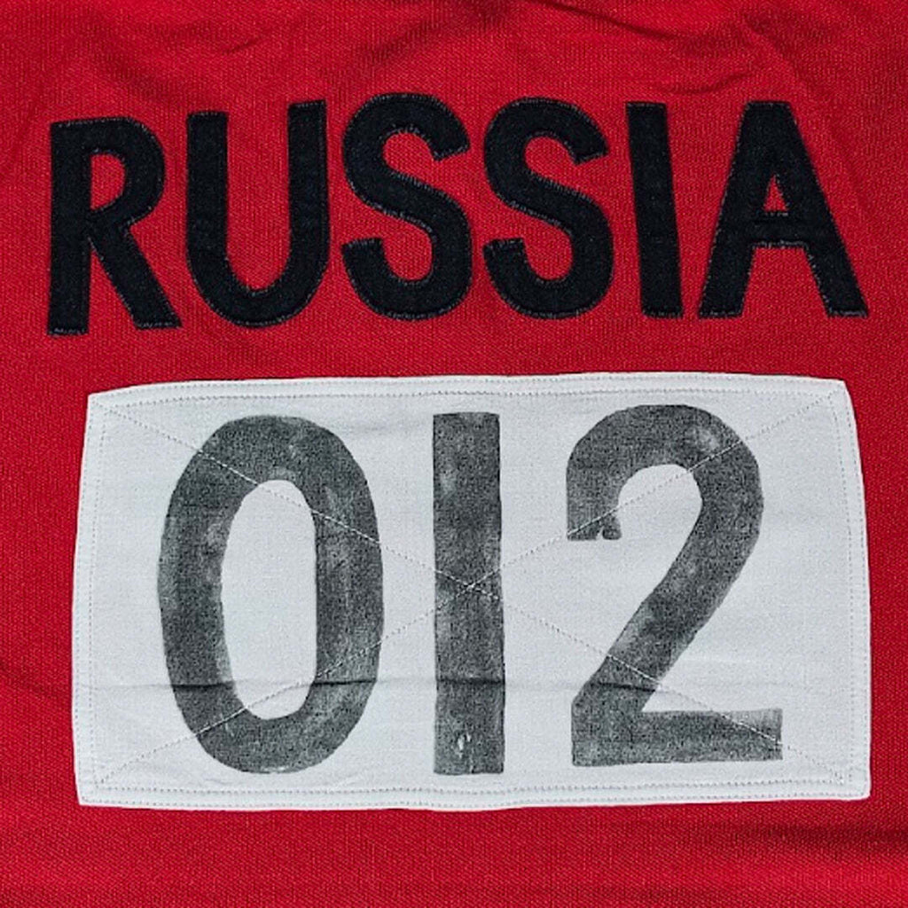 Polo Ralph Lauren Big Pony Russia Track & Field Custom Fit Polo Shirt Red Size S