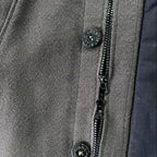 Wool Hooded Jacket Coat Stone Island Men Size,(S)