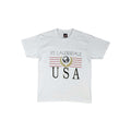 Vintage Single Stitch Fruit of the Loom Ft. Lauderdale USA Graphic T-Shirt White Made in USA Large