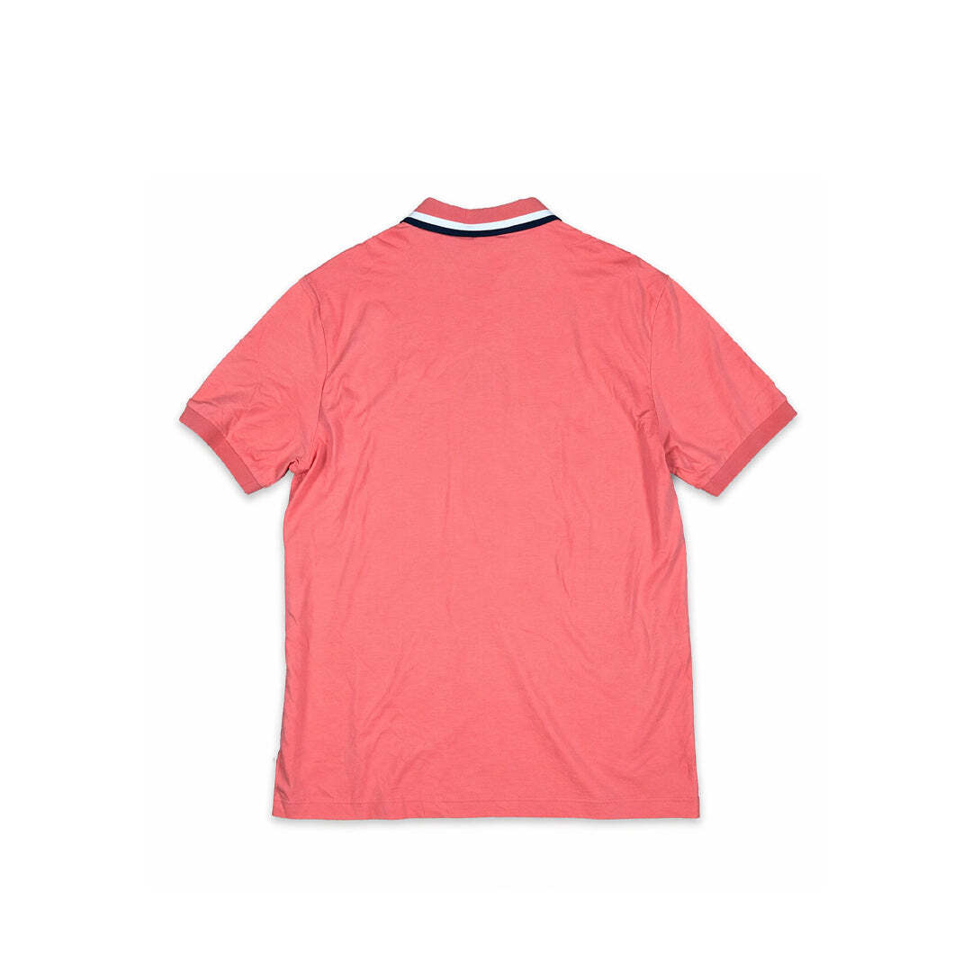BOSS Hugo Boss Luxury Cotton Slim Fit Coral Pink Polo Shirt XXXL