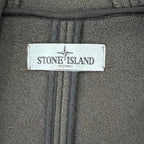 Wool Hooded Jacket Coat Stone Island Men Size,(S)