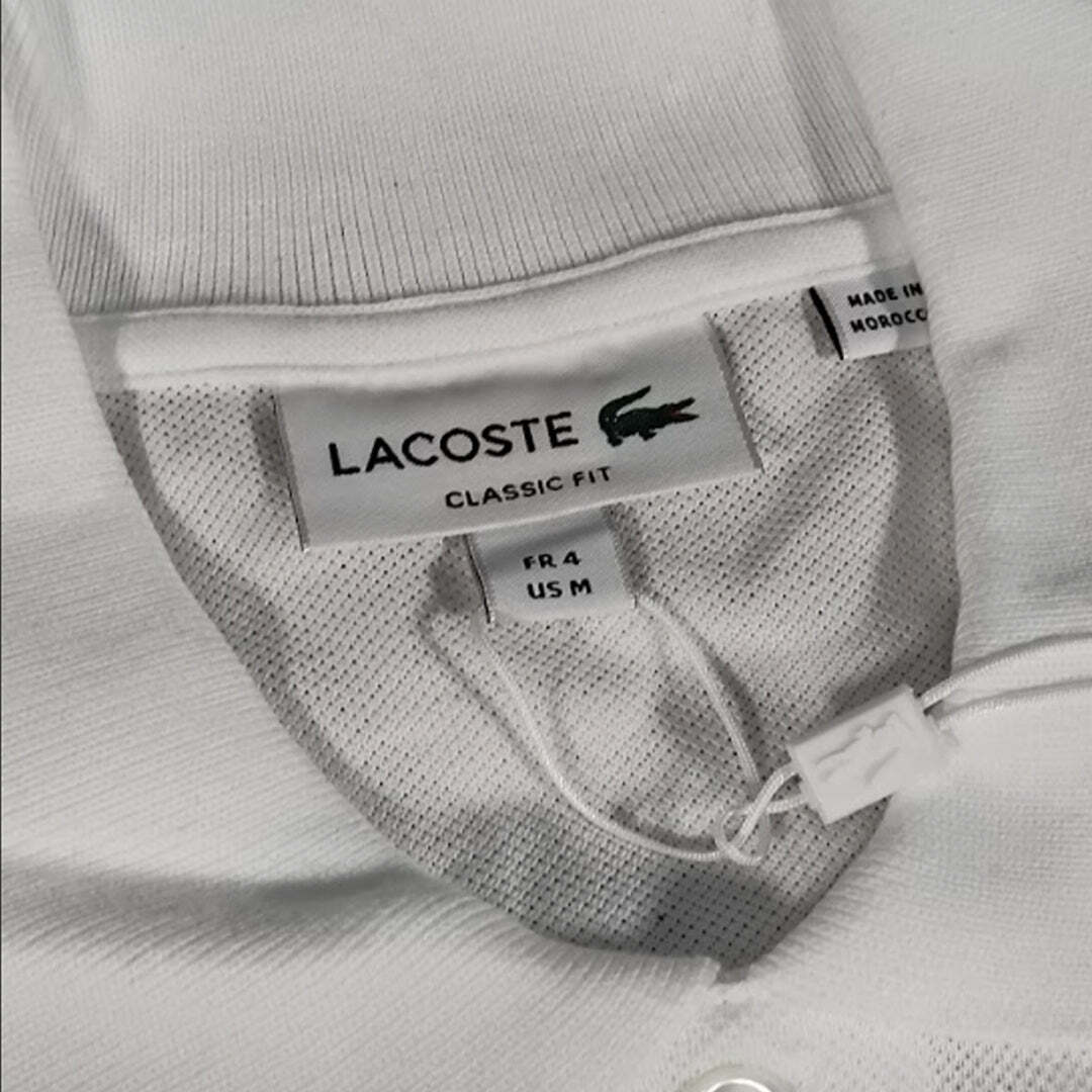 Lacoste Paris 2024 Olympic Games Classic Fit Polo Shirt White Men's M NWT