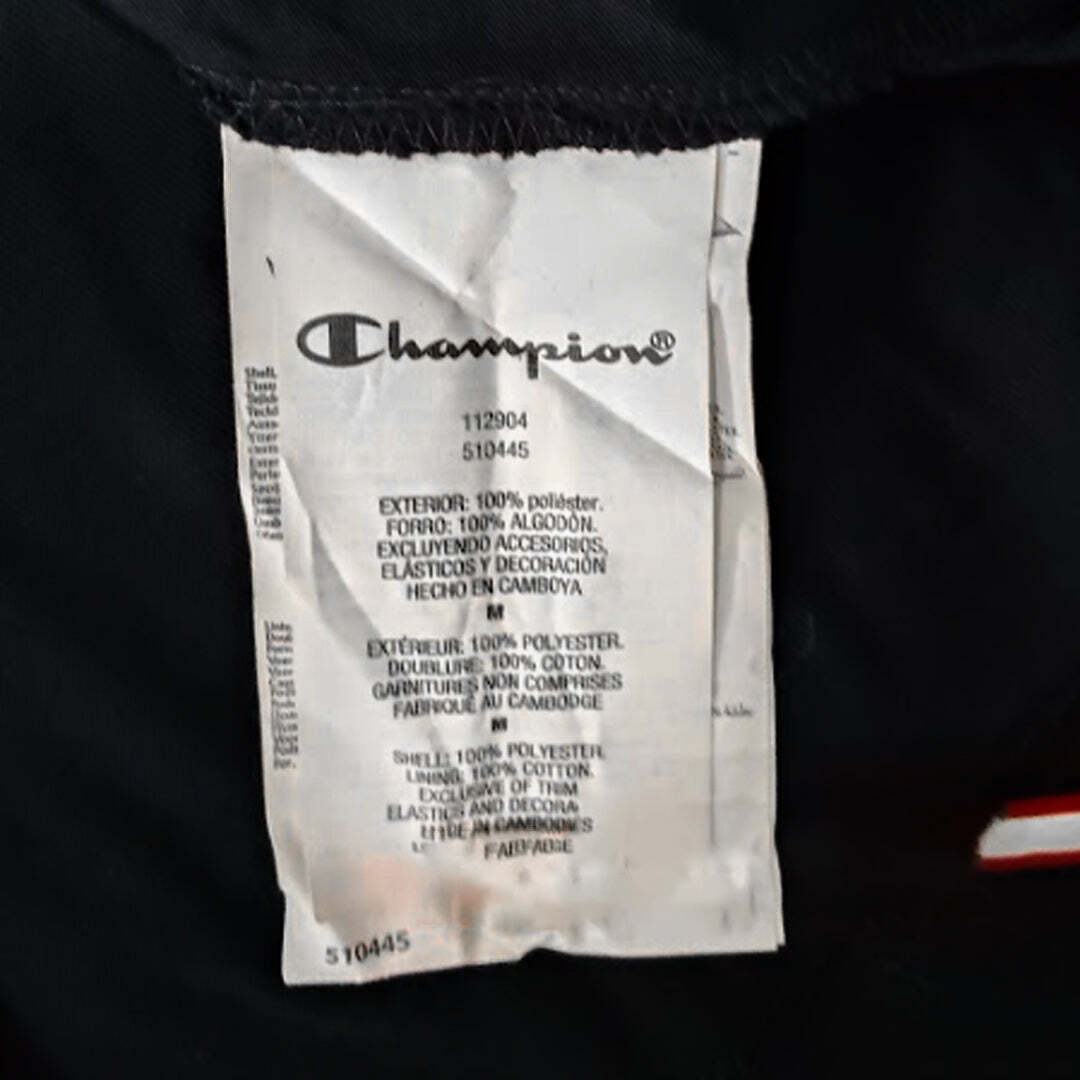 Champion 1919 Black Mesh Basketball Tank Top Jersey Medium Unisex