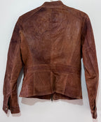 Leather Biker Jacket Masterpelle size, (S)