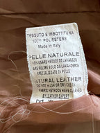 Leather Biker Jacket Masterpelle size, (S)