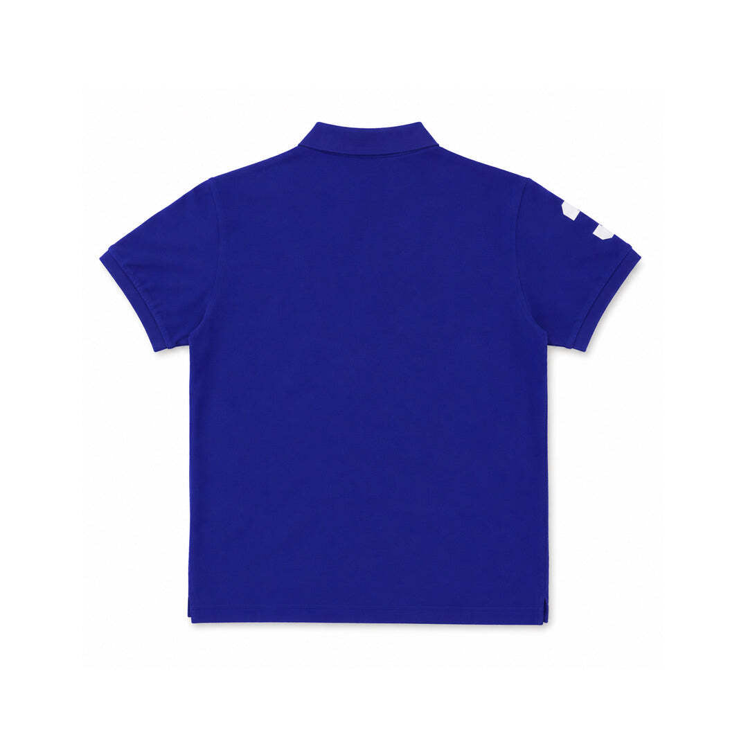 Polo Ralph Lauren Italy Big Pony Polo Shirt Blue Custom Fit Men's Medium