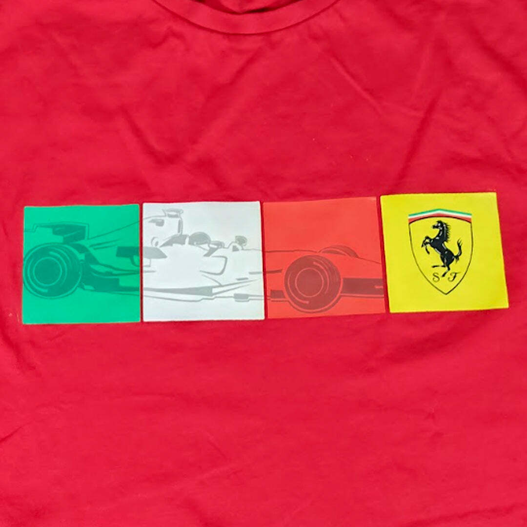 Ferrari Scuderia Official Licensed Graphic T-Shirt Red XL 100% Cotton Formula 1