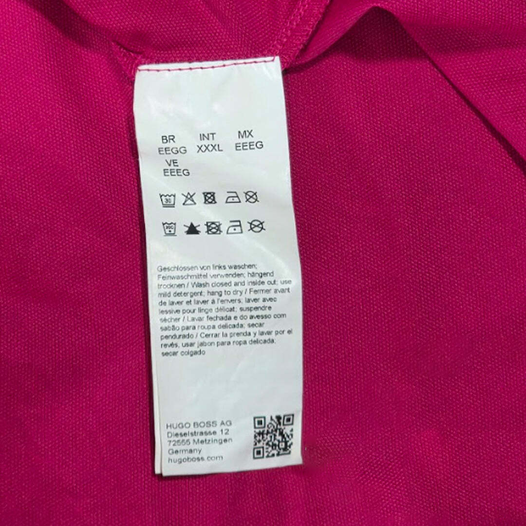 BOSS Hugo Boss Paddy Pro Pink Polo Shirt Regular Fit Men's 3XL XXXL