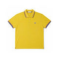 Moncler Yellow Polo Shirt Men's Medium Cotton Piqué Logo Patch Short Sleeve