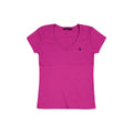Ralph Lauren Sport Women’s Pink V-Neck T-Shirt XL Embroidered Pony