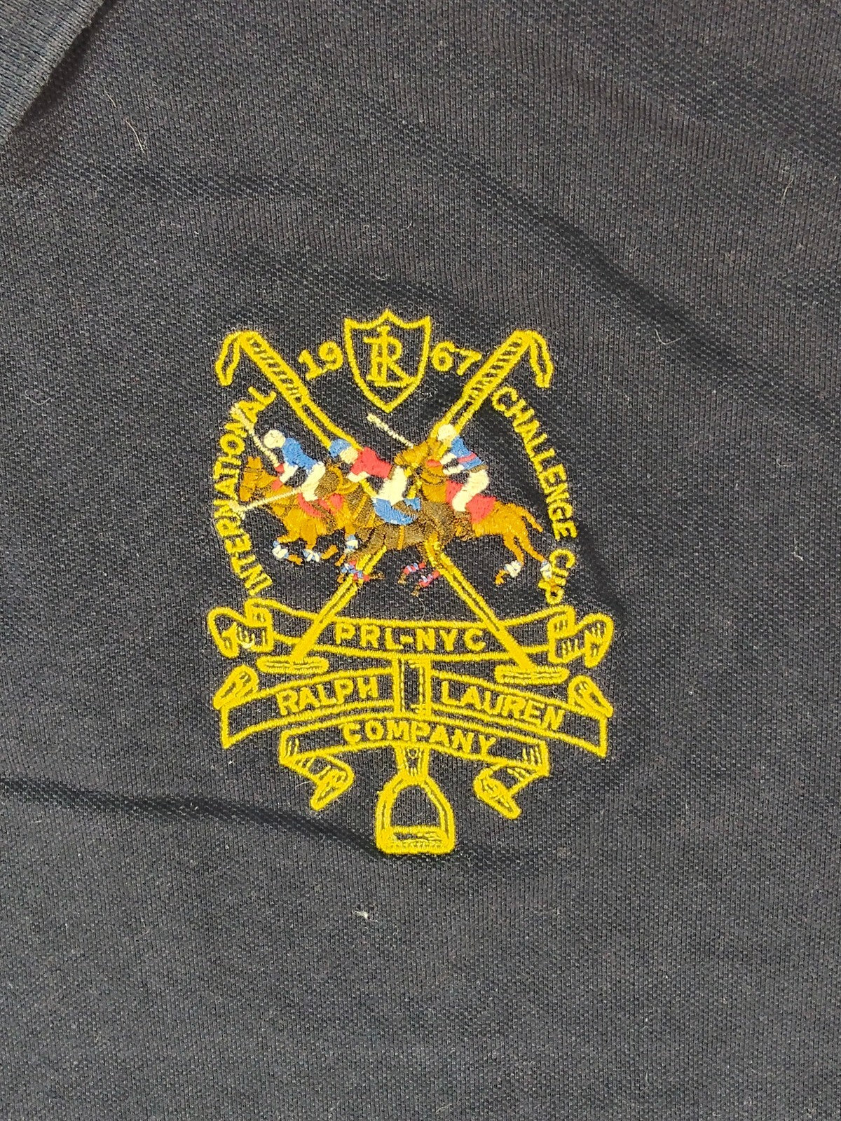 Polo Ralph Lauren PRL NYC Challenge Cup Polo Shirt Navy XXL