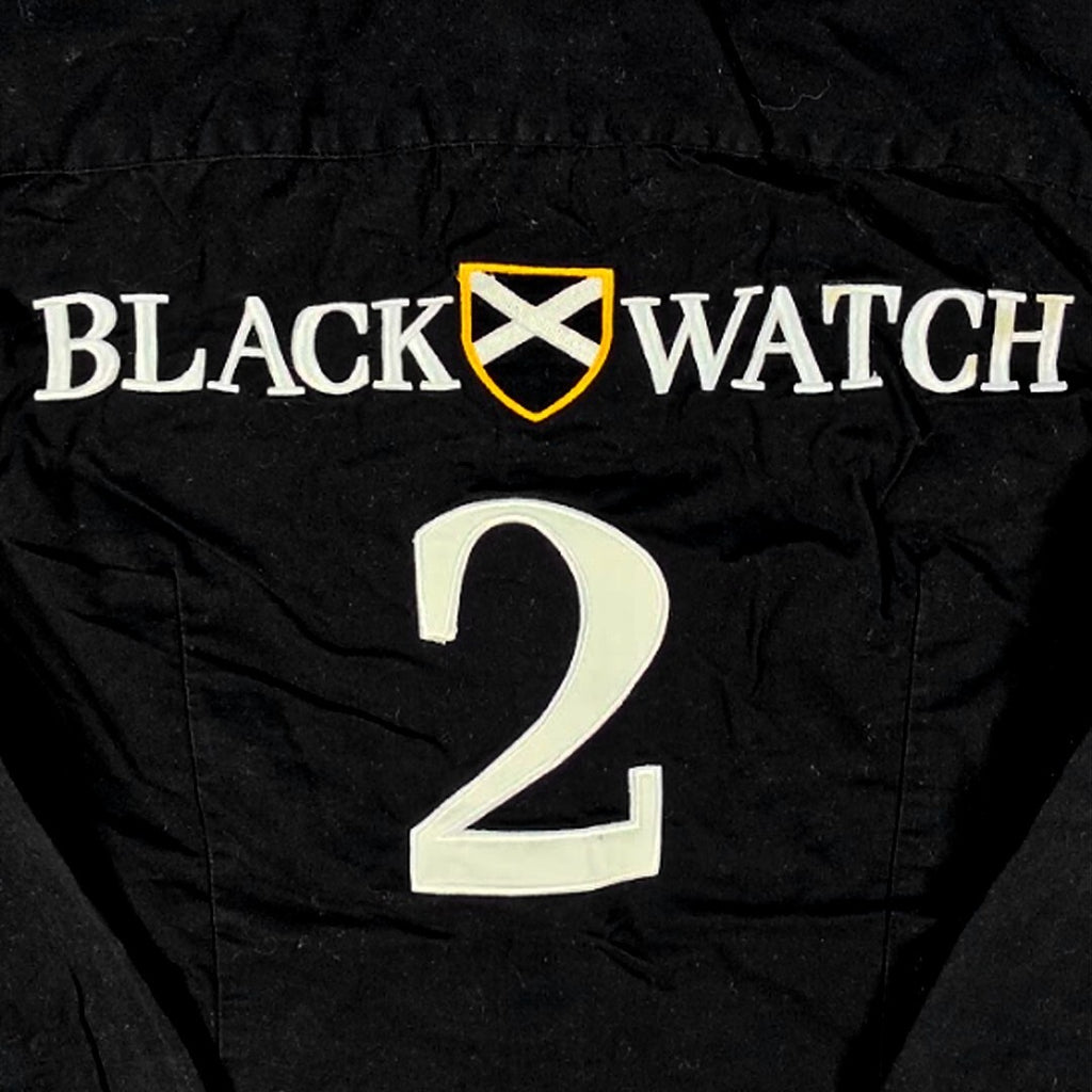 Ralph Lauren Black Watch Big Pony Crest Button Down Oxford Shirt Women Large 1996 LE