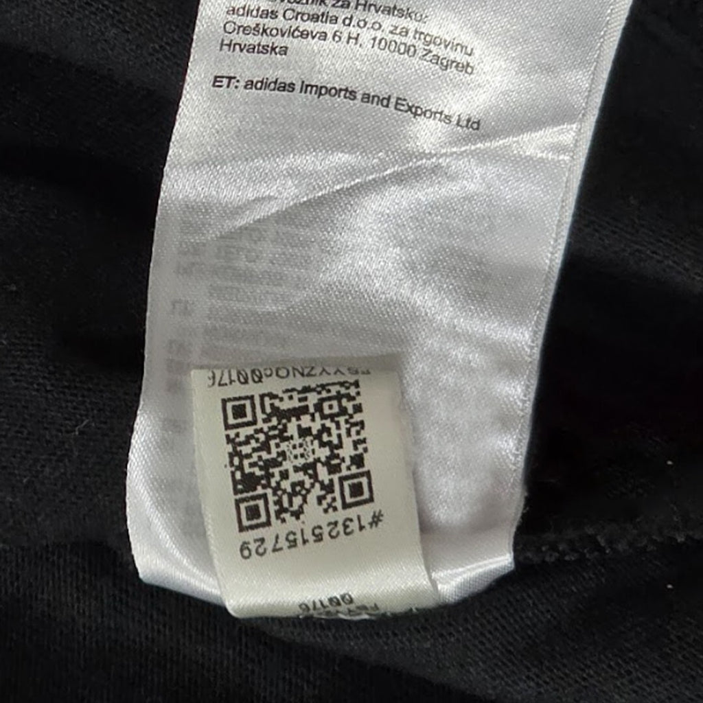 adidas Originals Staff Graphic T-Shirt HK2890 Black Organic Cotton Unisex Large