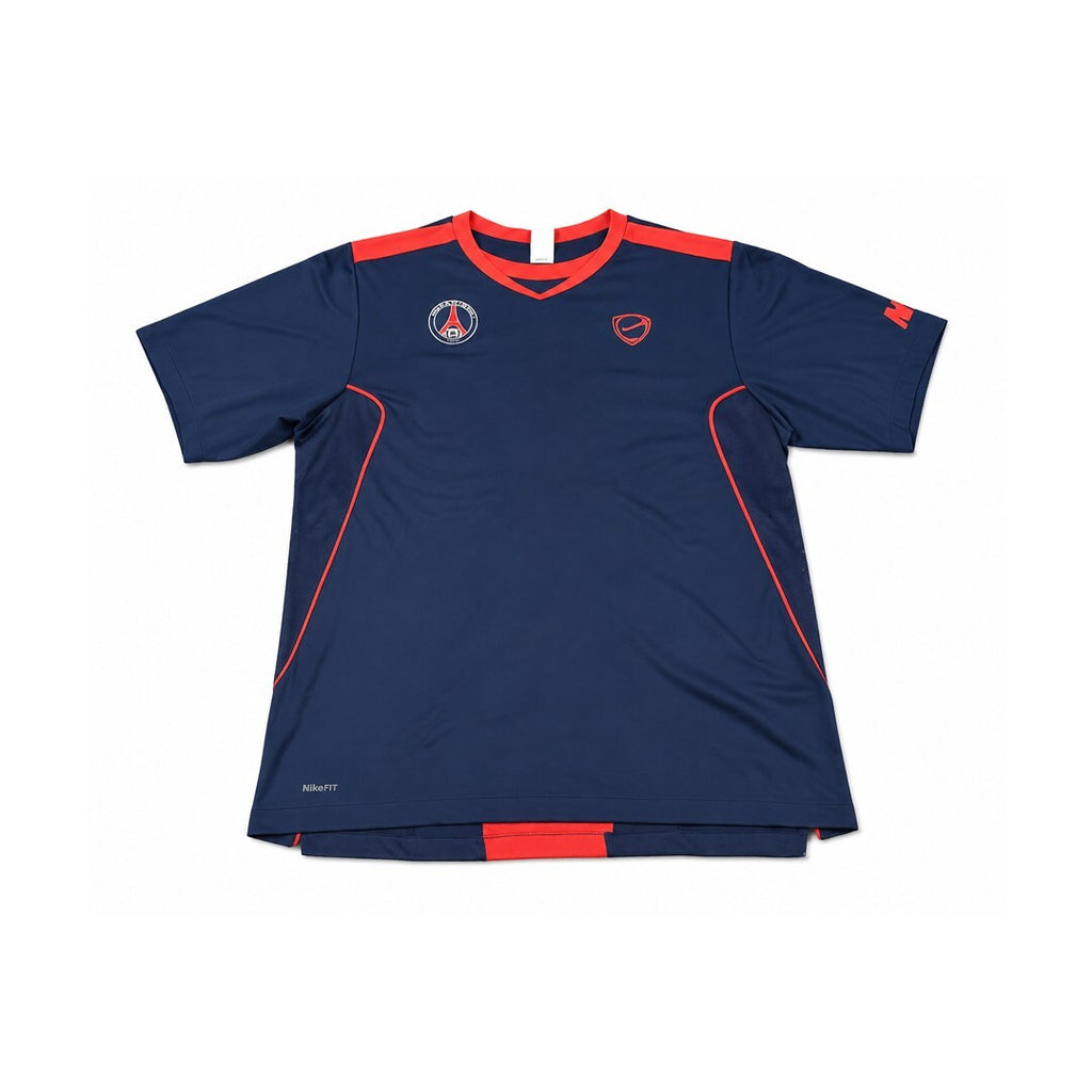 Nike PSG Paris Saint-Germain Football Training Shirt Unisex L Navy Red