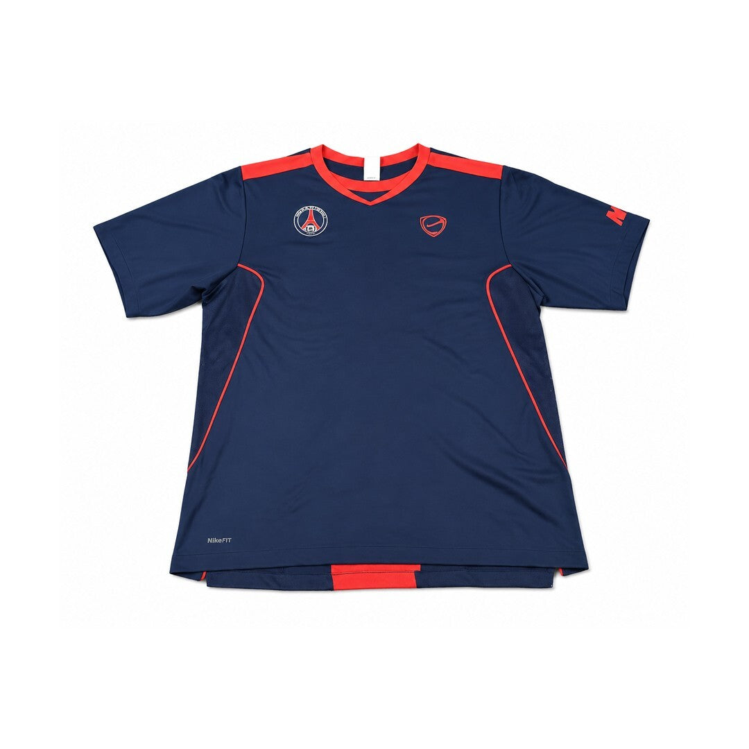 Nike PSG Paris Saint-Germain Football Training Shirt Unisex L Navy Red