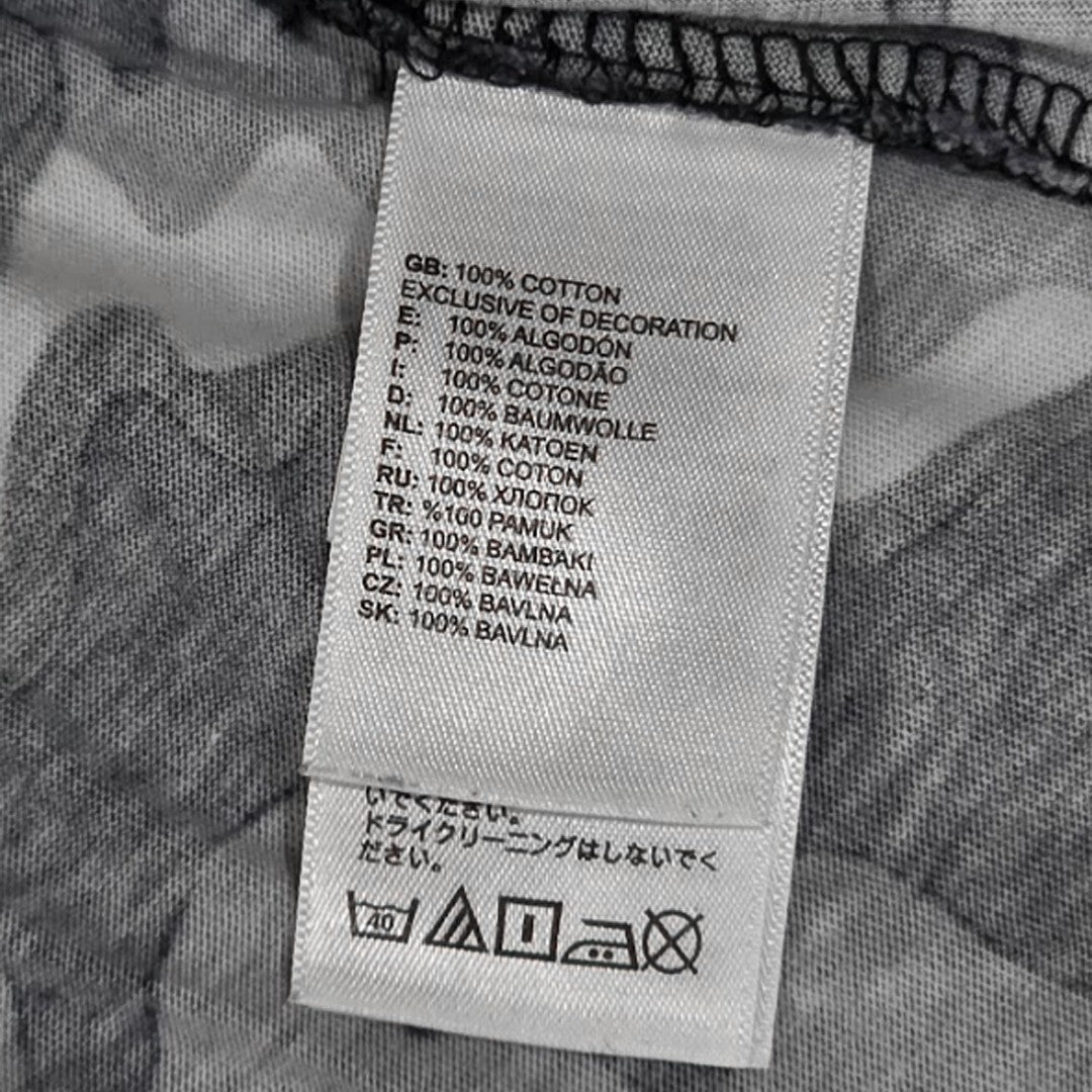 The North Face T92TX2 Grey Black Camo Logo T-Shirt Small S19 Turkey