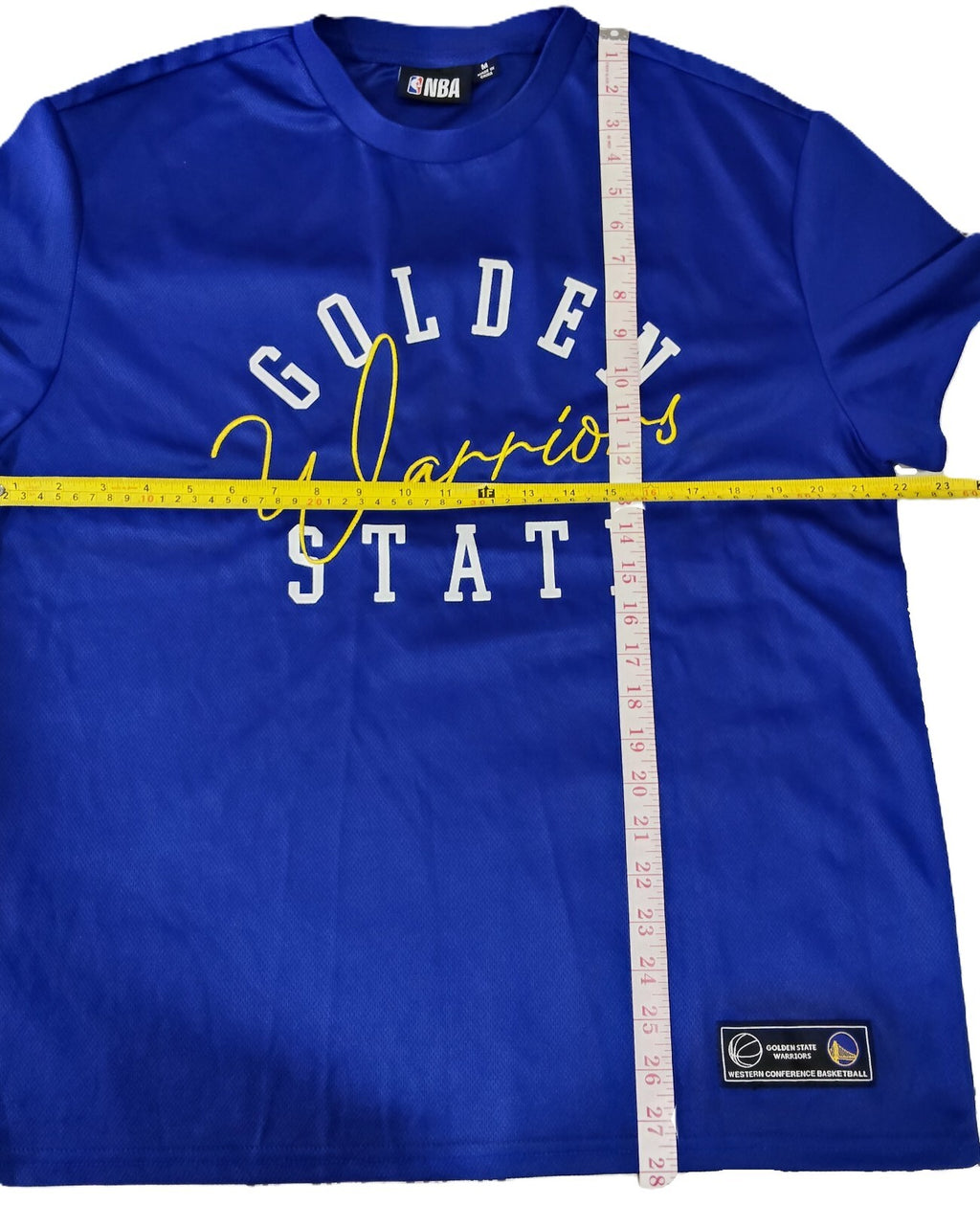 NBA Golden State Warriors Blue Graphic Performance T-Shirt Medium Unisex